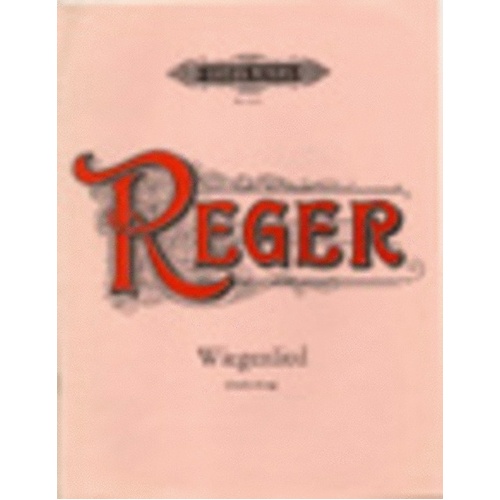 Reger - Cradle Song (Wiegenlied) Medium Voice/Piano (Softcover Book)