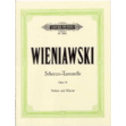 Wieniawski - Scherzo Tarantella Op 16 Violin/Piano (Softcover Book)