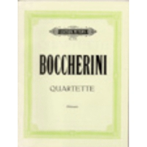 Boccherini 9 String Quartets - Edition Peters String Quartet Format