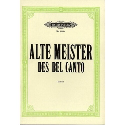 Bel Canto Album Vol 1 High Voice/Piano (Softcover Book)