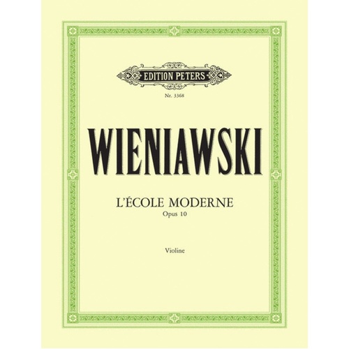 Ecole Moderne Etudes Caprices Op 10 (Softcover Book)