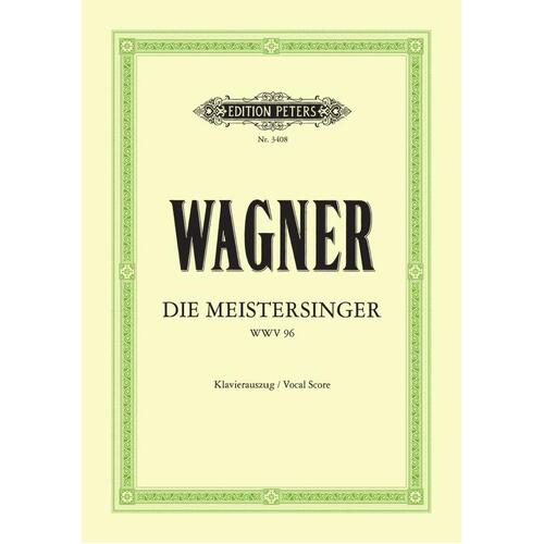 Mastersingers Of Nuremberg Vocal Score German (Softcover Book)