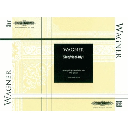 Siegfried Idyll for Piano Duet by Richard Wagner, Edition Peters