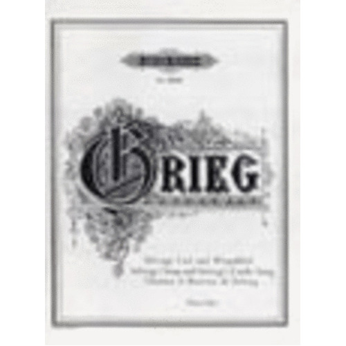 Solveigs Song Op 55 No 4 And Cradle Song (Softcover Book)
