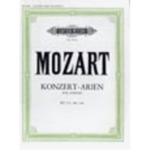 Mozart - Concert Arias For Soprano (Softcover Book)