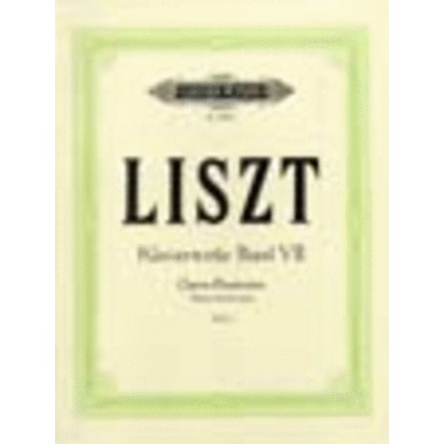 Piano Works Book 7 Fantasias On Wagners Operas (Softcover Book)
