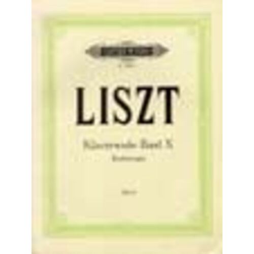 Piano Works Book 10 Miscellaneous Transcriptions (Softcover Book)