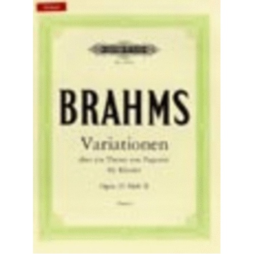 Brahms - Variations on a Theme of Paganini Op. 35 Vol. 2 for Piano Solo