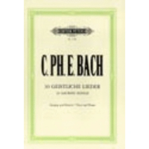 C.P.E. Bach - 30 Sacred Songs for Voice and Piano