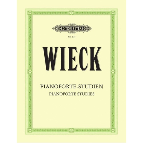 Wieck Piano Studies (Softcover Book)