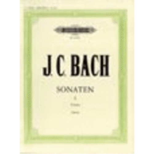 Bach Jc - Sonatas From Op 5 And Op 17 Vol 1 (Softcover Book)
