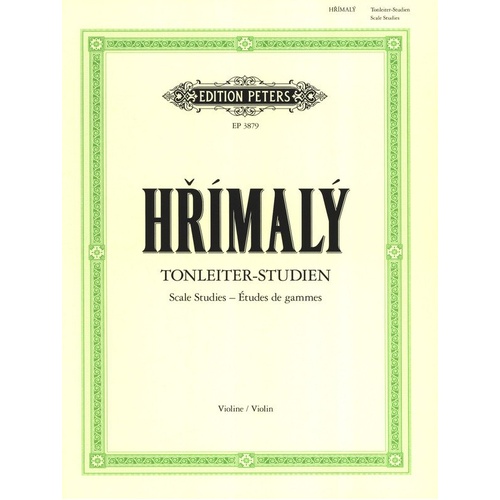 Hrimaly Scale Studies for Violin by Edition Peters