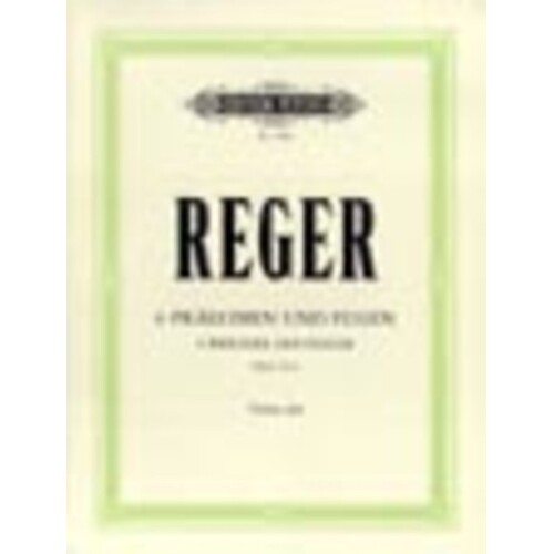 Preludes And Fugues 6 Op 131A (Softcover Book)