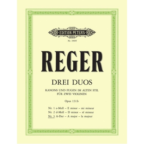 Duet Op 131B No 3 A Ed Herrmann 2 Violin (Softcover Book)