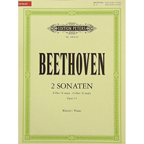 Sonatas Op 14 No 1 E And No 2 G Urtext (Softcover Book)