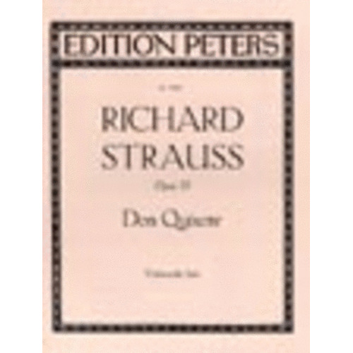 Don Quixote Op 35 Solo Cello Part (Softcover Book)