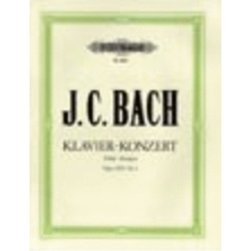 Bach JC - Concerto in D Major Op. 13 No. 2 for 2 Pianos 4 Hands, Edition Peters