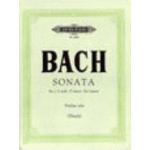 Sonata No 1 Bwv 1001 G Min Ed Flesch Urtext (Softcover Book)