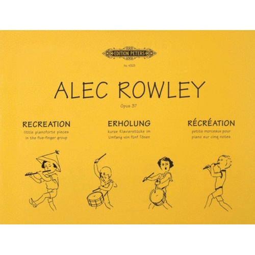 Recreation Op 37 (Softcover Book)