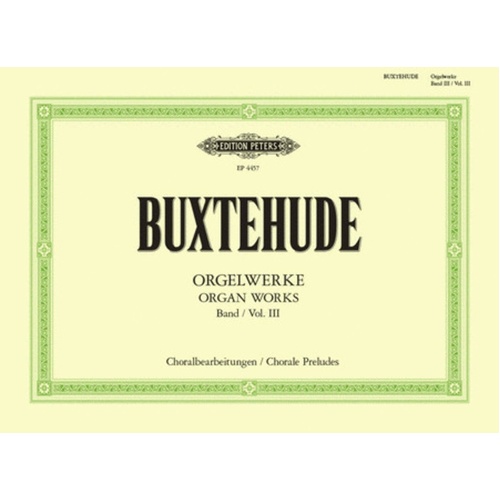 Organ Works Book 3 Chorale Preludes 24 (Softcover Book)