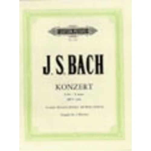 Concerto No 2 Bwv 1053 E 2P 4H (Softcover Book)