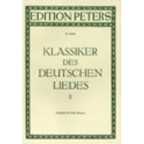 Classics Of German Song Ed Moser High Book 2 (Softcover Book)