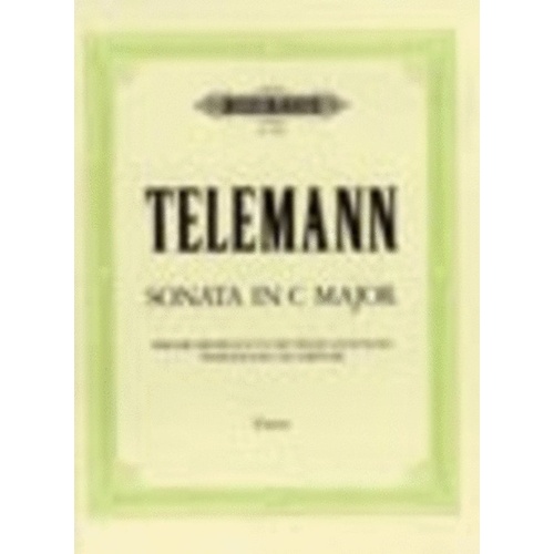Sonata C From Getreue Musikmeister Rec Piano (Softcover Book)