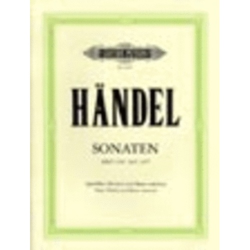 Later Sonatas 3 Flute Piano Vc Ad Lib (Softcover Book)
