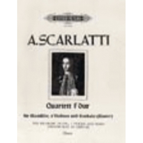 Quartet F 3Violin/Piano Or 2Violin/Fl Or Tre Rec/Piano (Music Score/Parts) Book