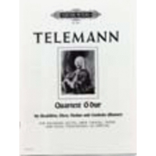Quartet G Flute (Rec) Oboe Violin Piano (Vc Ad Lib) Score/Parts Book