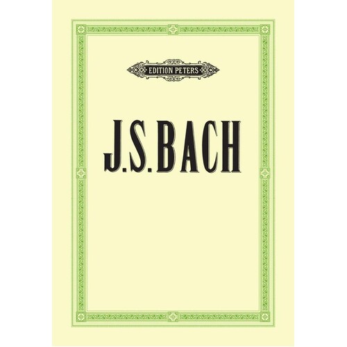 Bach - 6 Sonatas Vol 1 Bwv 1014-1016 Violin/Piano (Softcover Book)