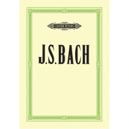 Bach Sonatas Vol 3 BWV 1021 1023 1024 for Violin and Piano, Edition Peters