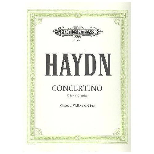 Haydn Concertino (Divertimento) Hob.XIV/3 Piano Quartet Edition Peters