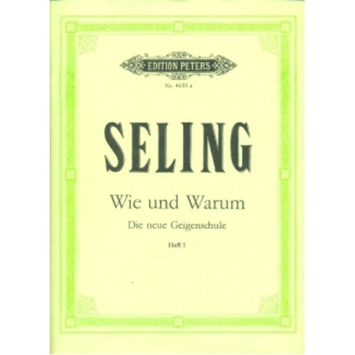 Seling - Wie And Warum Vol 1 Violin (German) (Softcover Book)