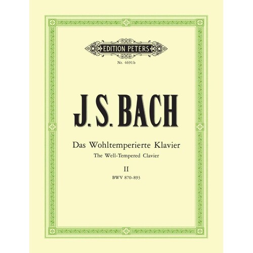 Bach - 48 Preludes And Fugues Vol 2 Urtext (Softcover Book)