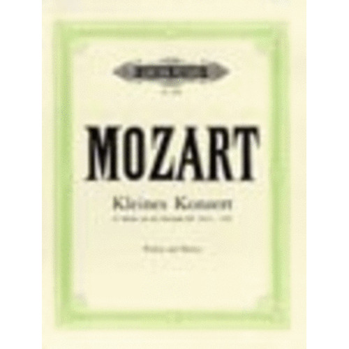 Short Concerto F From Serenade K 185 Violin Piano (Softcover Book)