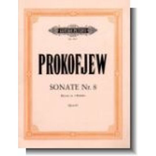 Sonata No 8 Op 84 (Softcover Book)