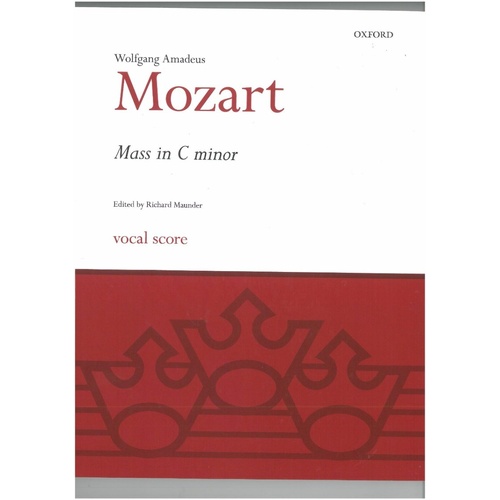 Mozart Mass K. 427 C Minor Vocal Score by Edition Peters