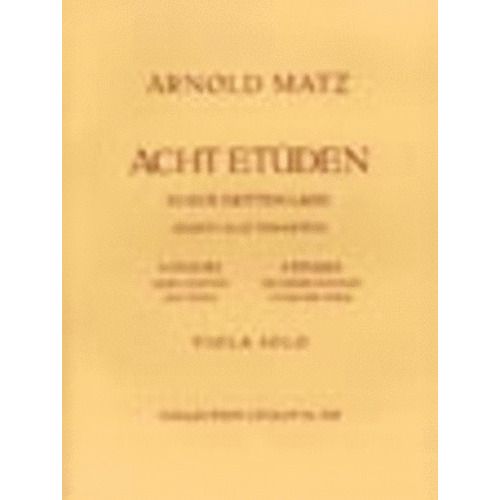Studies 8 Third Position Viola (Softcover Book)