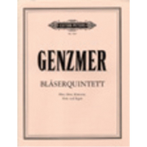 Genzmer - Woodwind Quintet Set Of Parts (Set Of Parts) Book