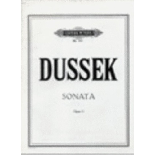 DUSSEK - SONATA OP 61 F SHARP MINOR PIANO SOLO