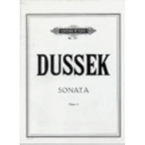 Dussek Sonata Op 61 in F Sharp Minor for Piano Solo - Edition Peters