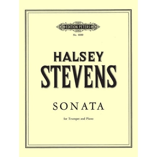 Stevens Sonata for Trumpet and Piano, Edition Peters