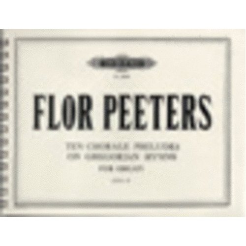 Chorale Preludes Gregorian Hymns 30 Book 2 Op 76 (Softcover Book)
