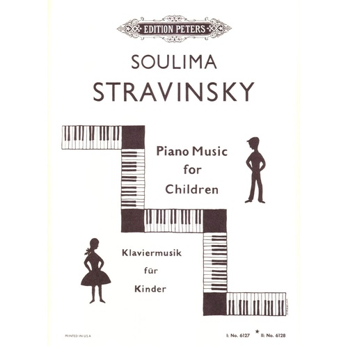 Stravinsky - Piano Music for Children Vol 2, Piano Solo, Edition Peters