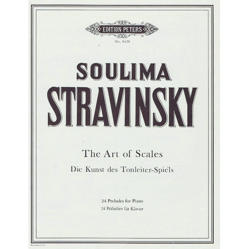Art Of Scales (24 Preludes) - Soulima Stravinsky - Piano Edition EP6139