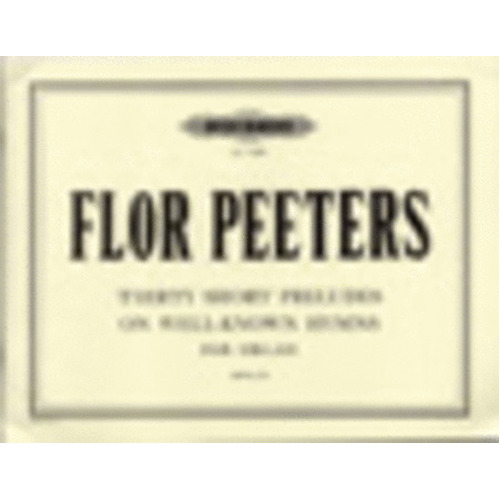 Short Chorale Preludes 30 Op 95 (Softcover Book)