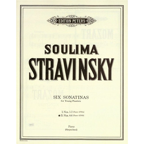 Sonatinas for Young Pianists Book 2 Nos. 4-6 by Soulima Stravinsky