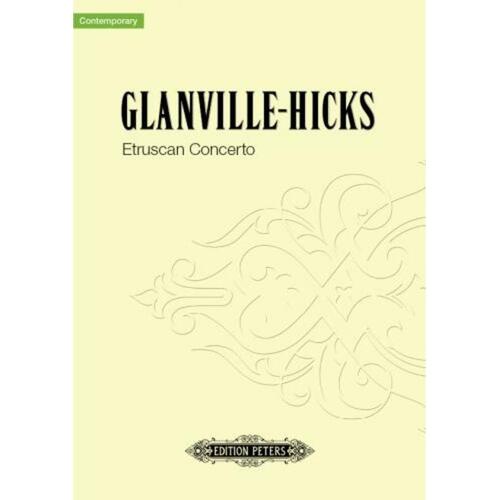 Edition Peters - Glanville-Hicks - Etruscan Concerto 2P4H