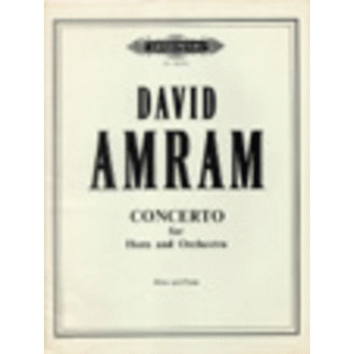 Amram - Concerto For Horn/Piano (Softcover Book)